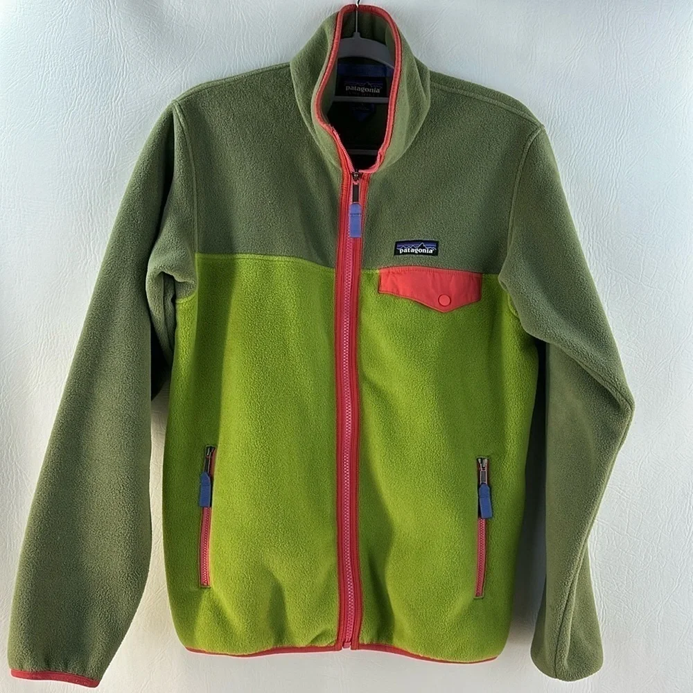 Patagonia Colorblock Fleece Jacket, S - Picture 1 of 11